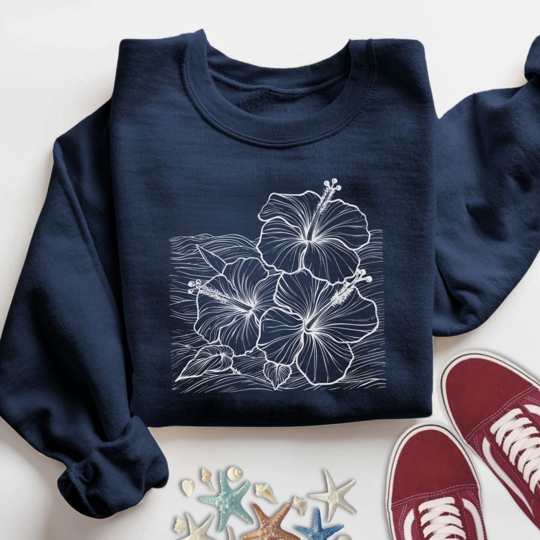 Hibiscus & Waves Sweatshirt