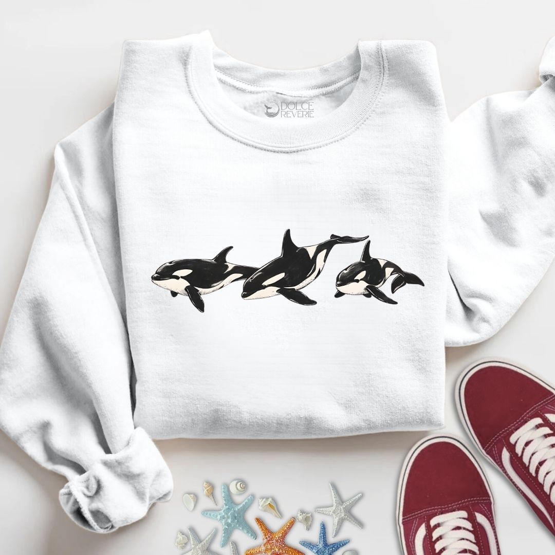 3 Vintage Orcas Sweatshirt
