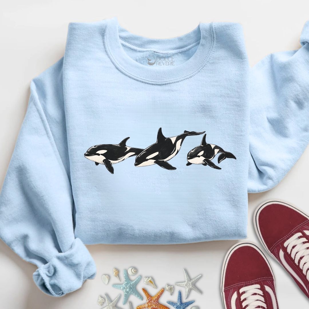 3 Vintage Orcas Sweatshirt
