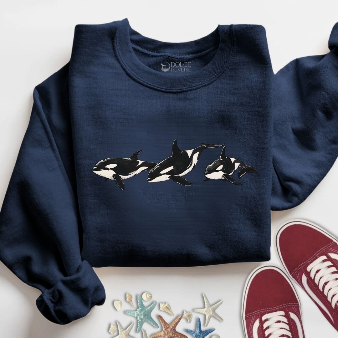 3 Vintage Orcas Sweatshirt
