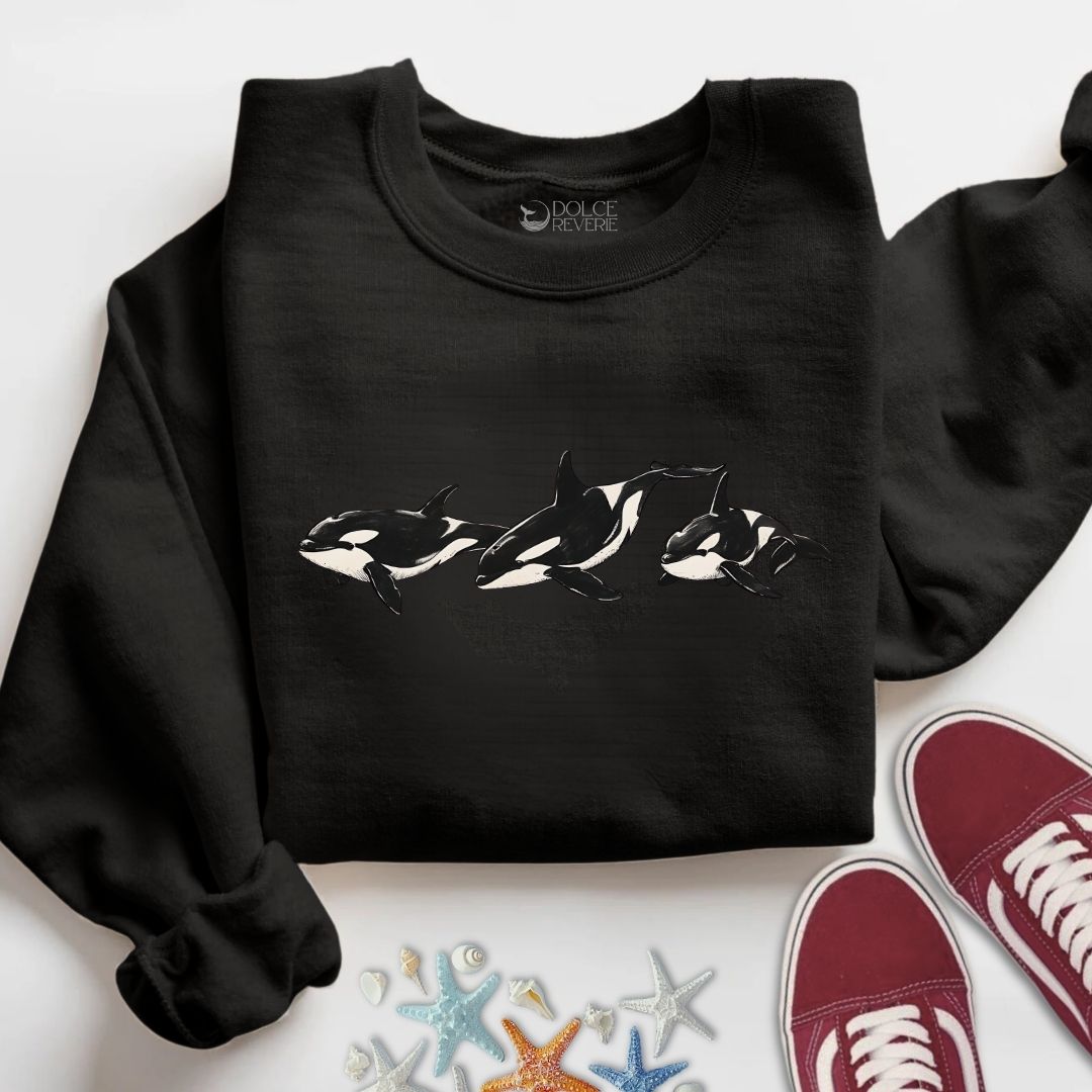 3 Vintage Orcas Sweatshirt