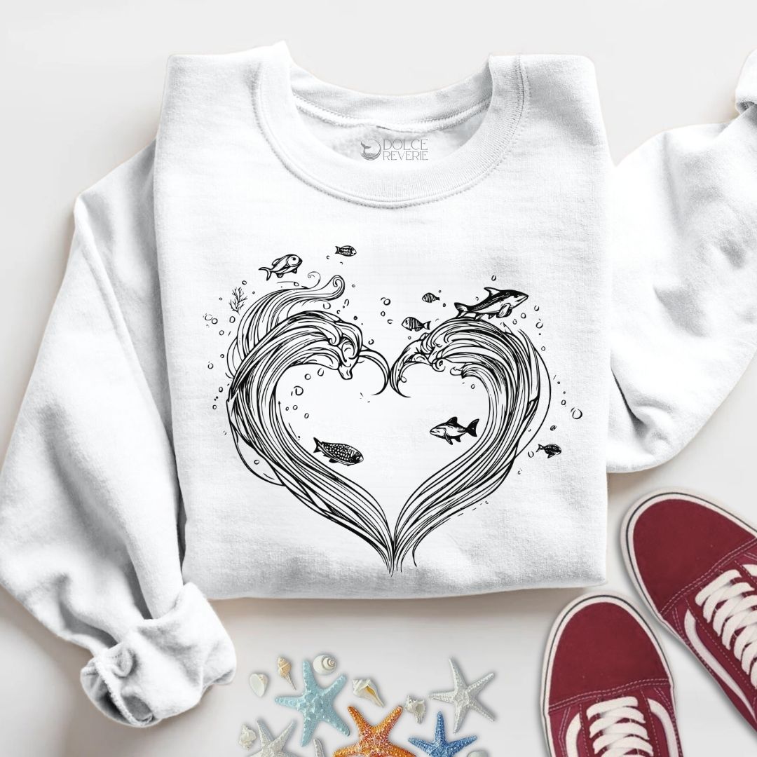 Heart Waves Sweatshirt