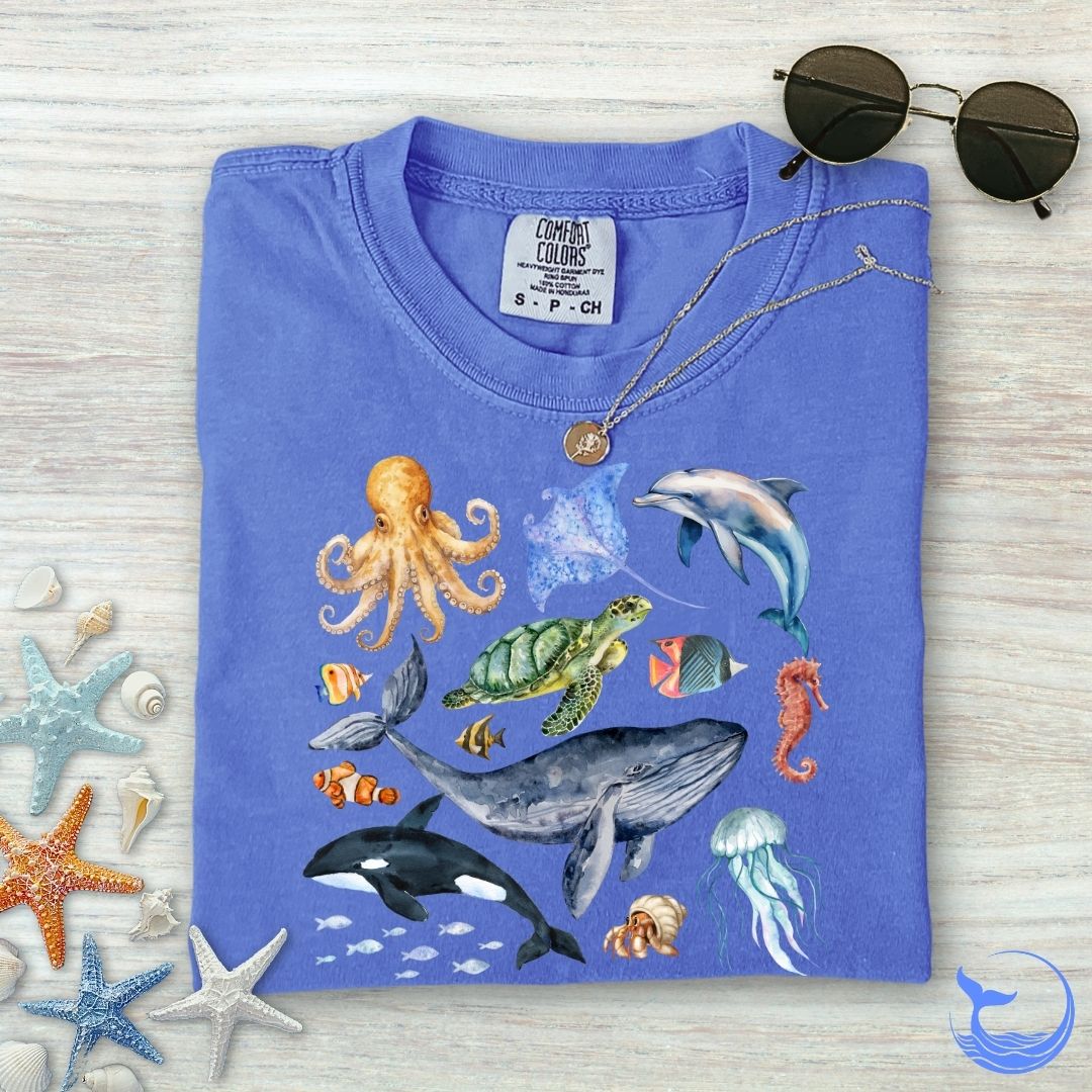 Marine Life Comfort Colors T-Shirt
