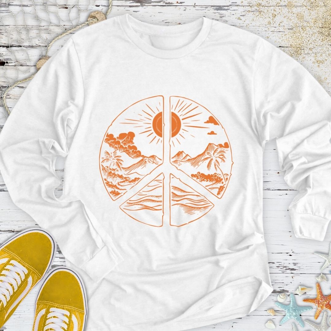 Tropical Peace Long Sleeve Tee