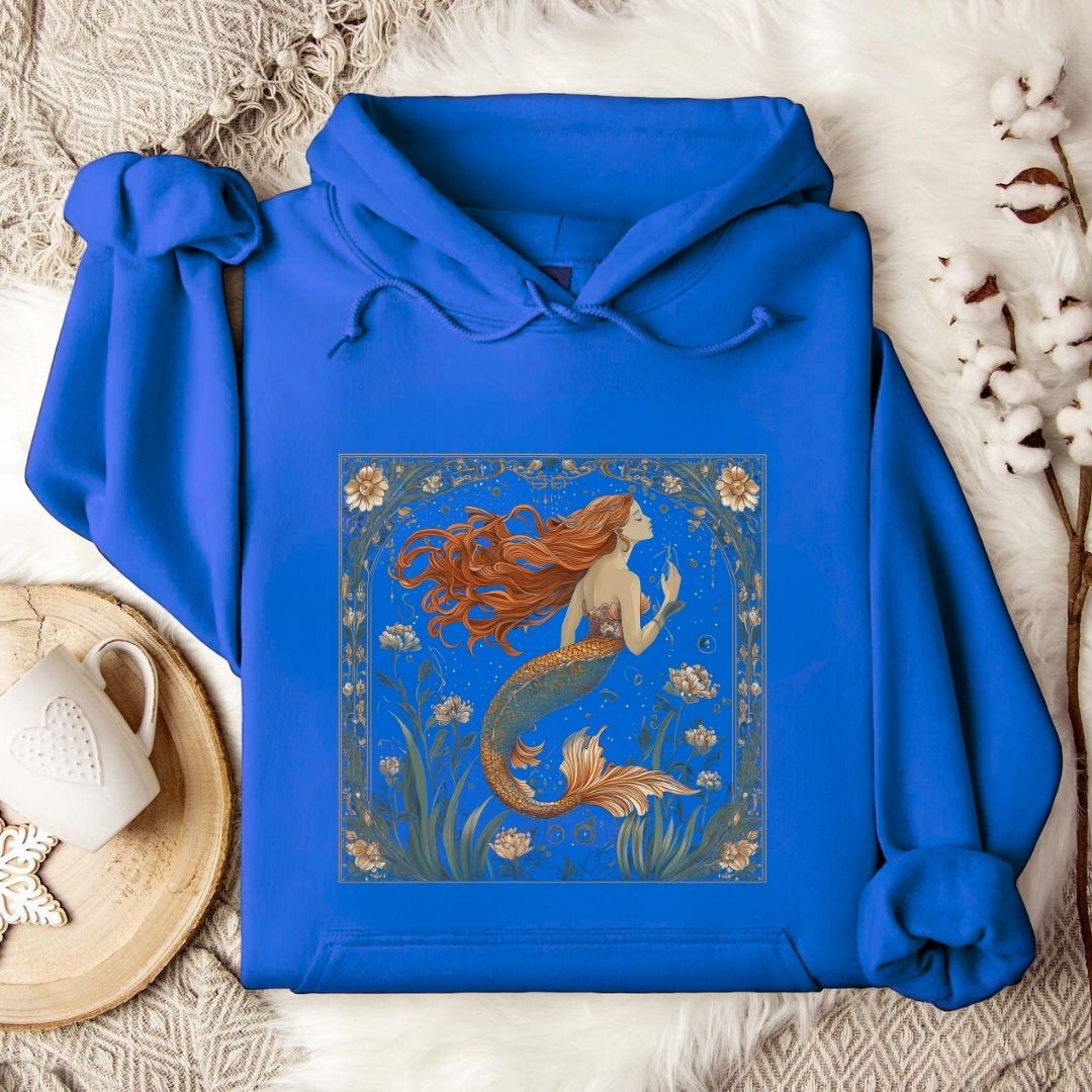 Mermaid Art Nouveau Hoodie