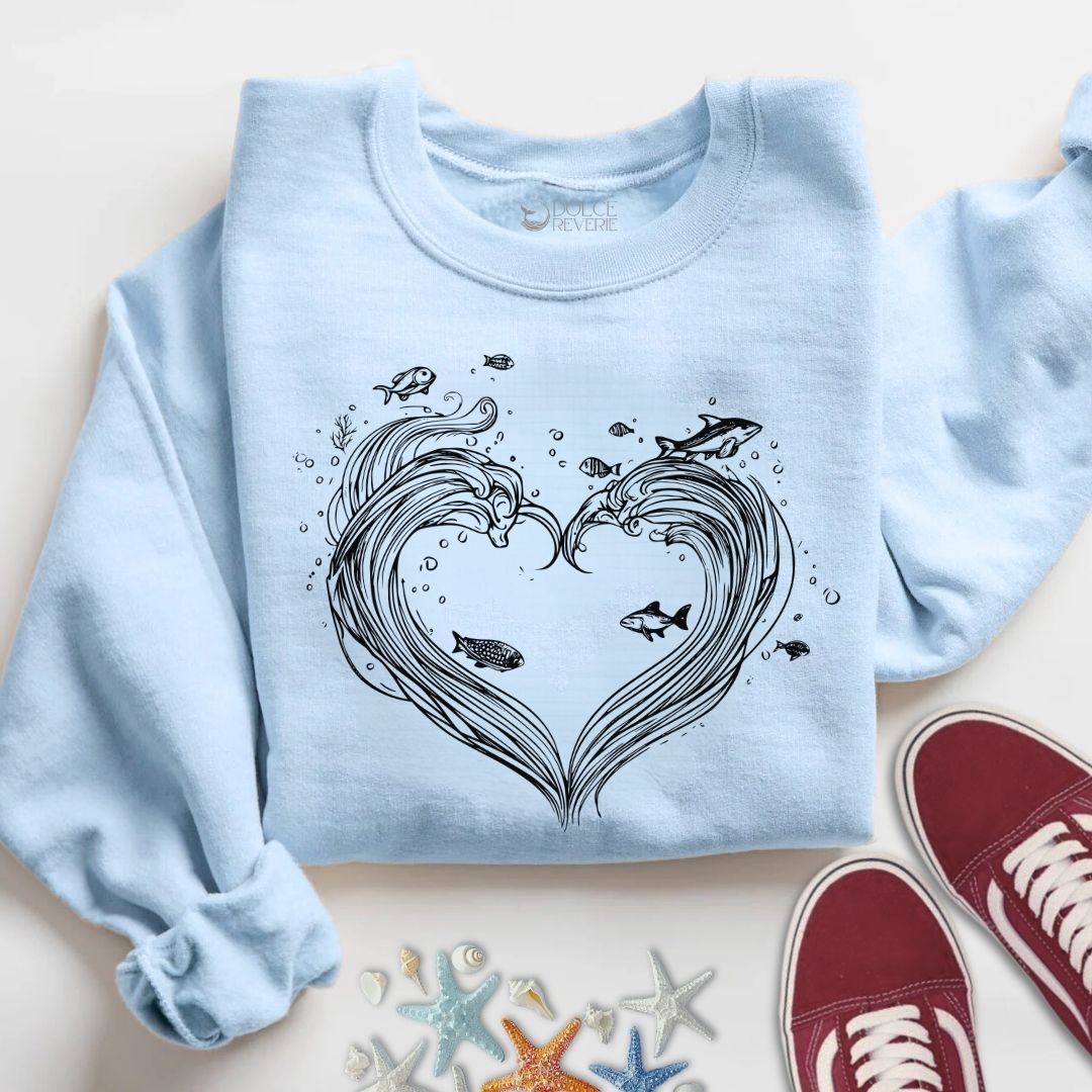 Heart Waves Sweatshirt