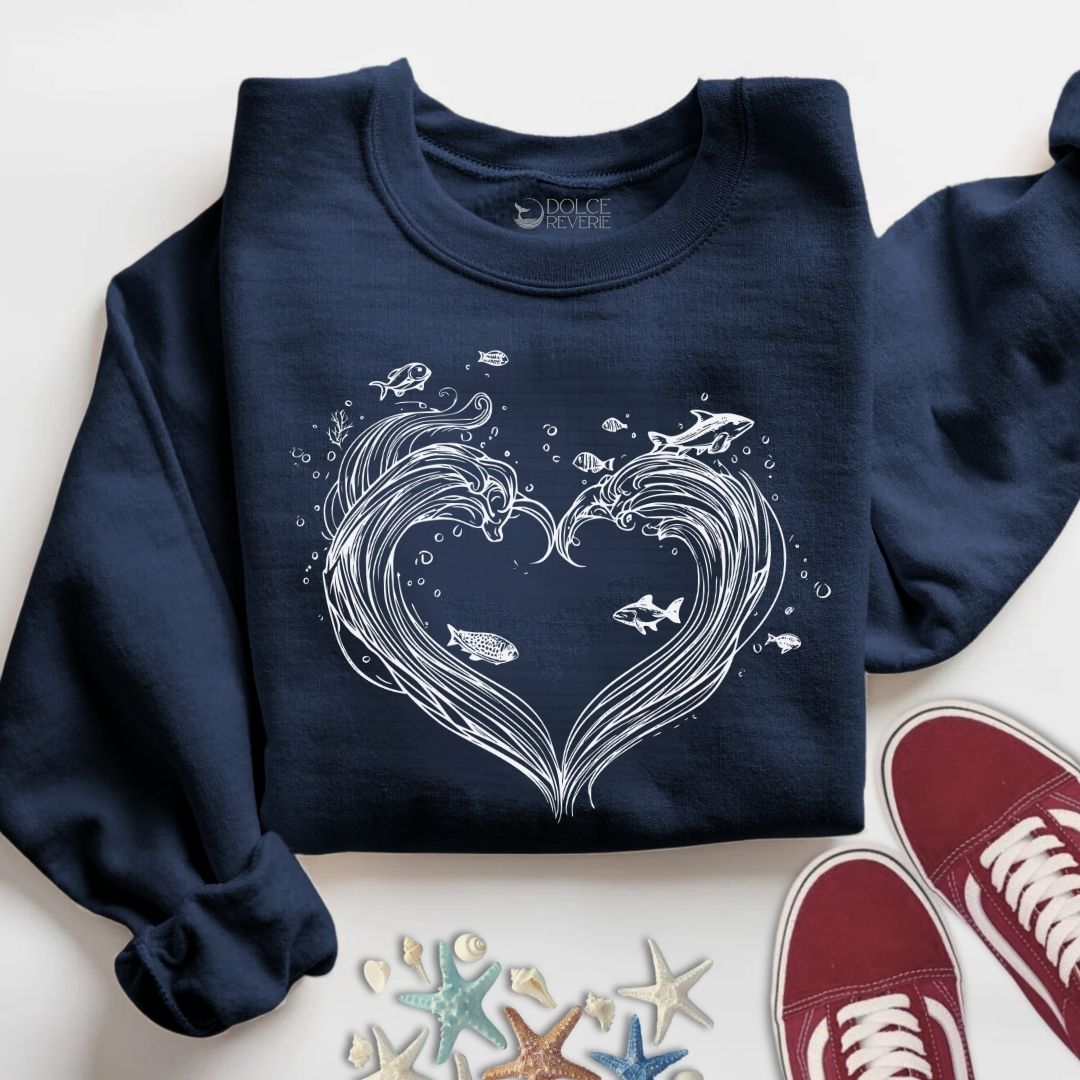 Heart Waves Sweatshirt