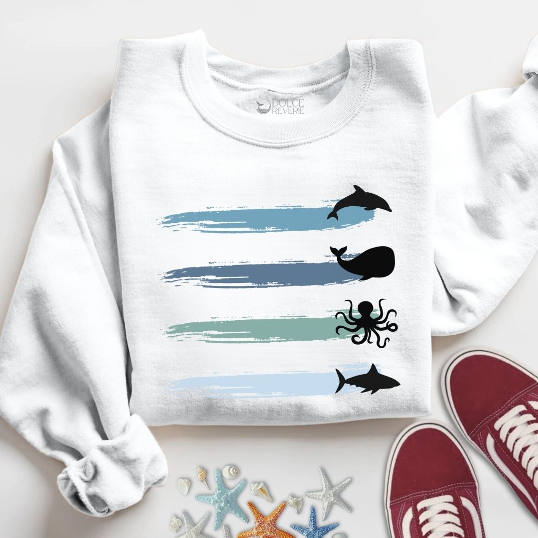 Marine Paths Sweatshirt