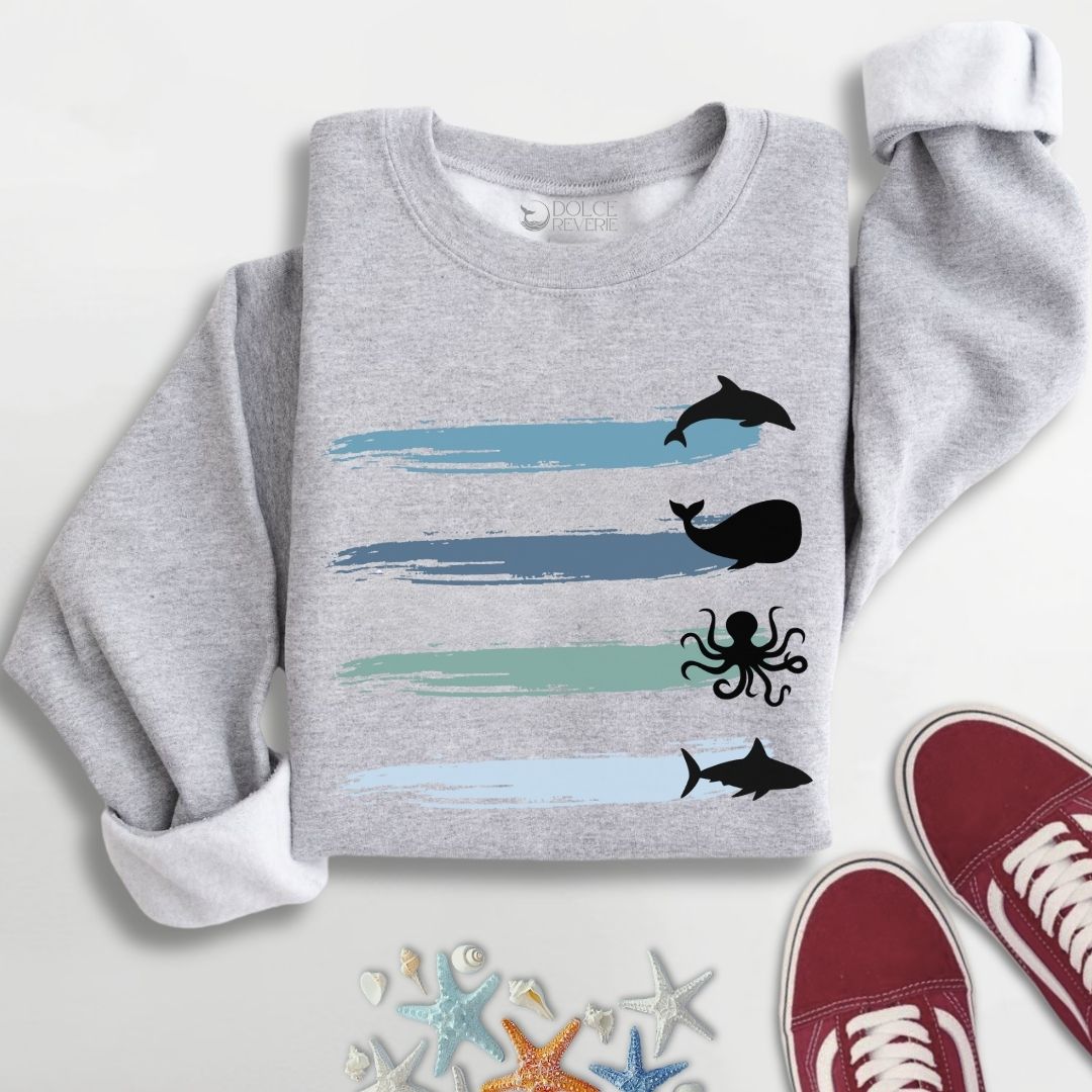 Marine Paths Sweatshirt