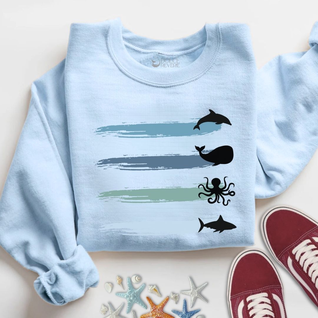 Marine Paths Sweatshirt