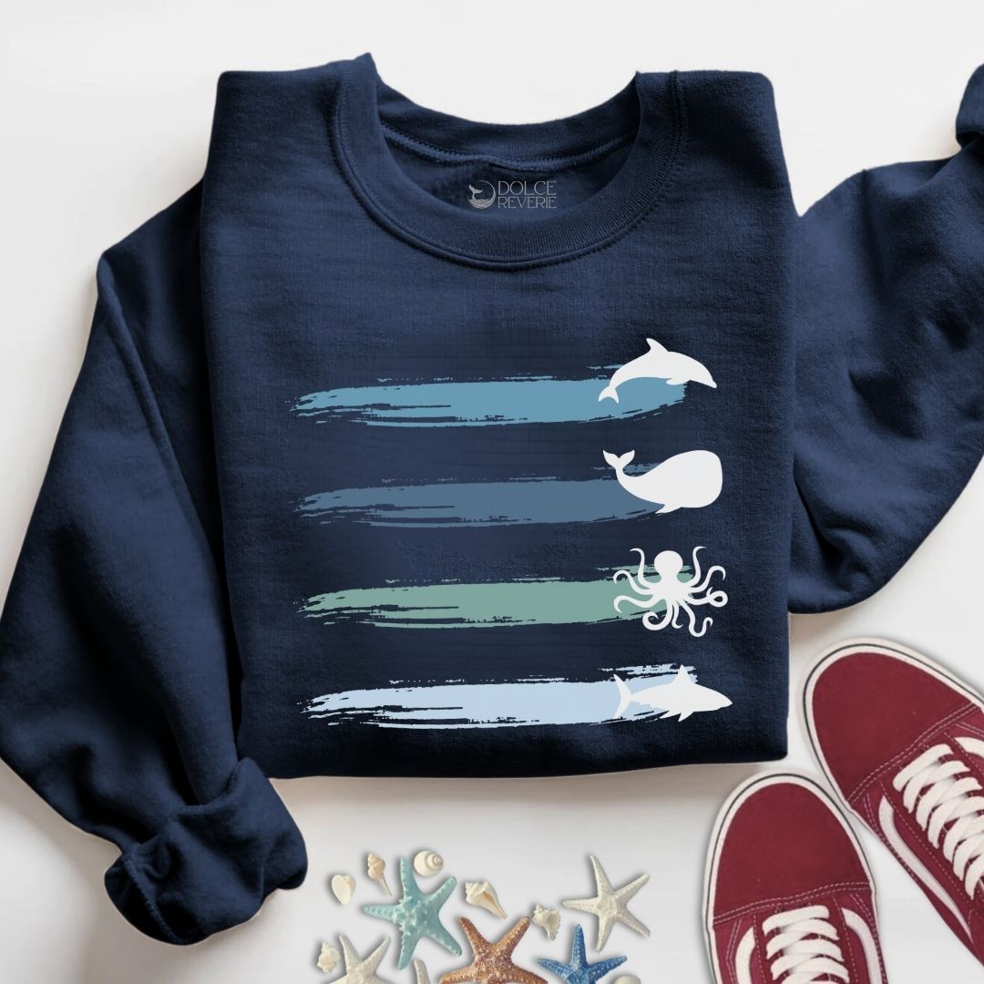 Marine Paths Sweatshirt