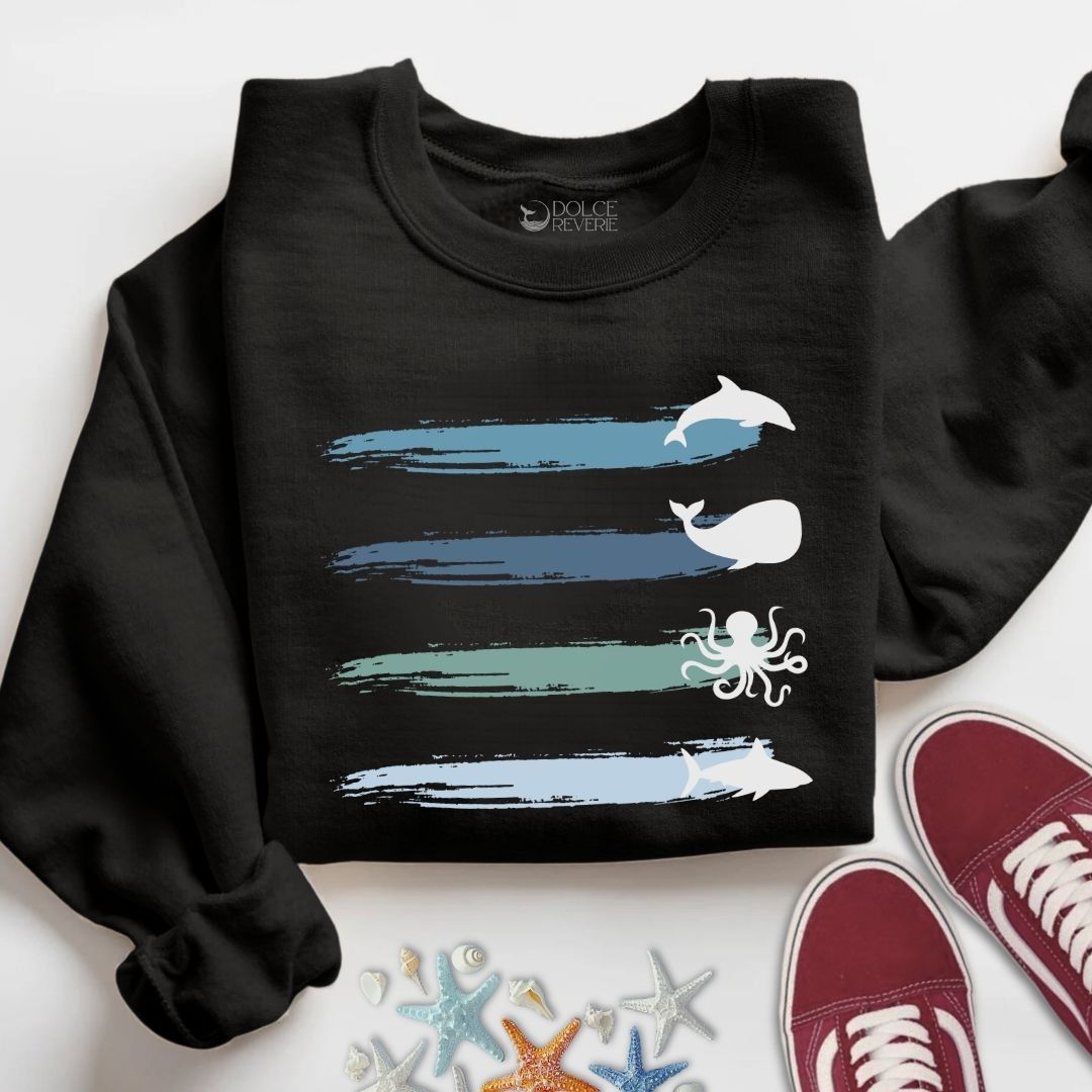 Marine Paths Sweatshirt