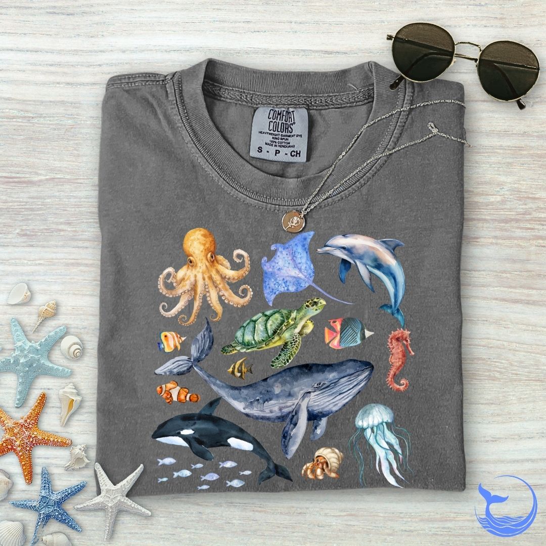 Marine Life Comfort Colors T-Shirt