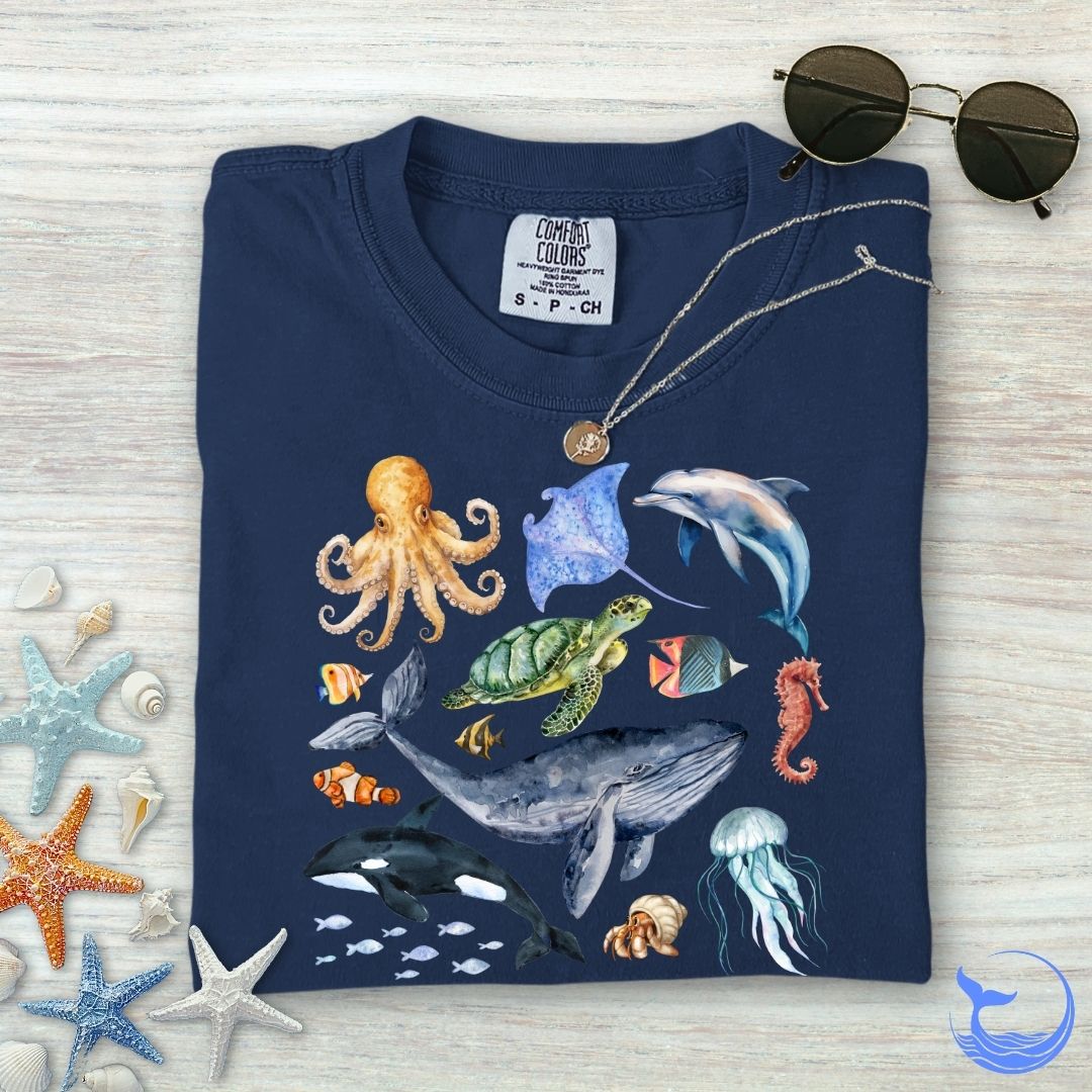 Marine Life Comfort Colors T-Shirt