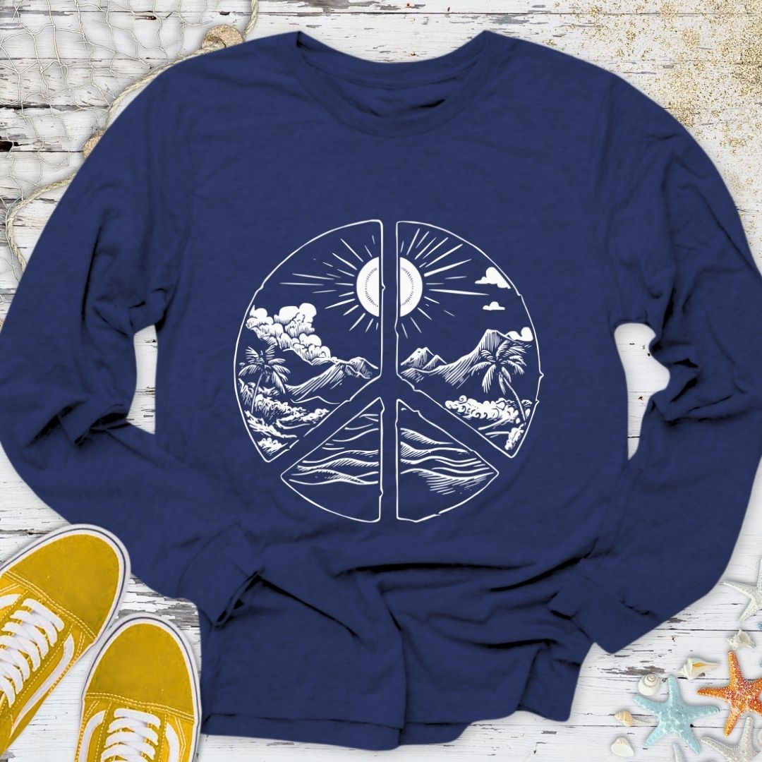 Tropical Peace Long Sleeve Tee