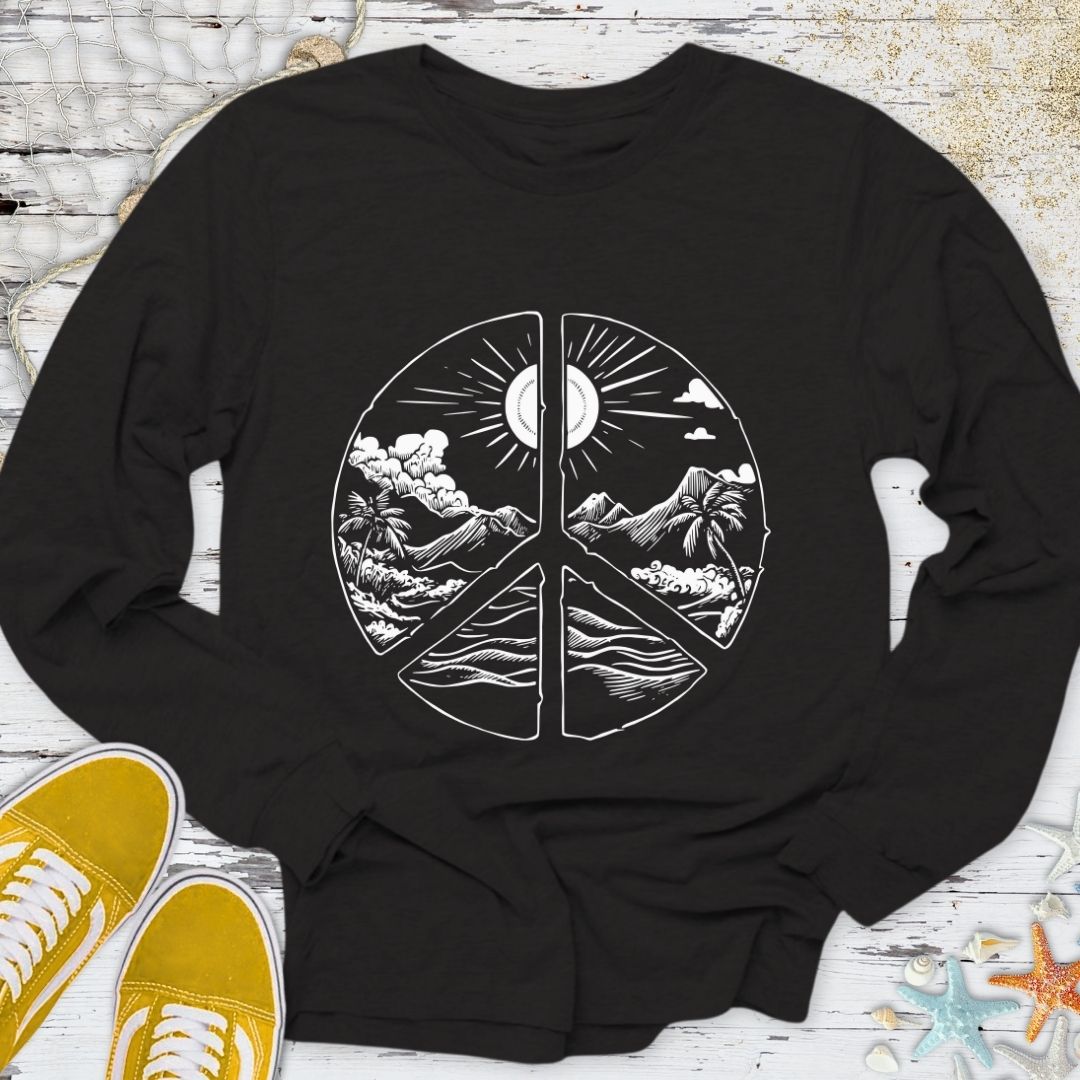 Tropical Peace Long Sleeve Tee