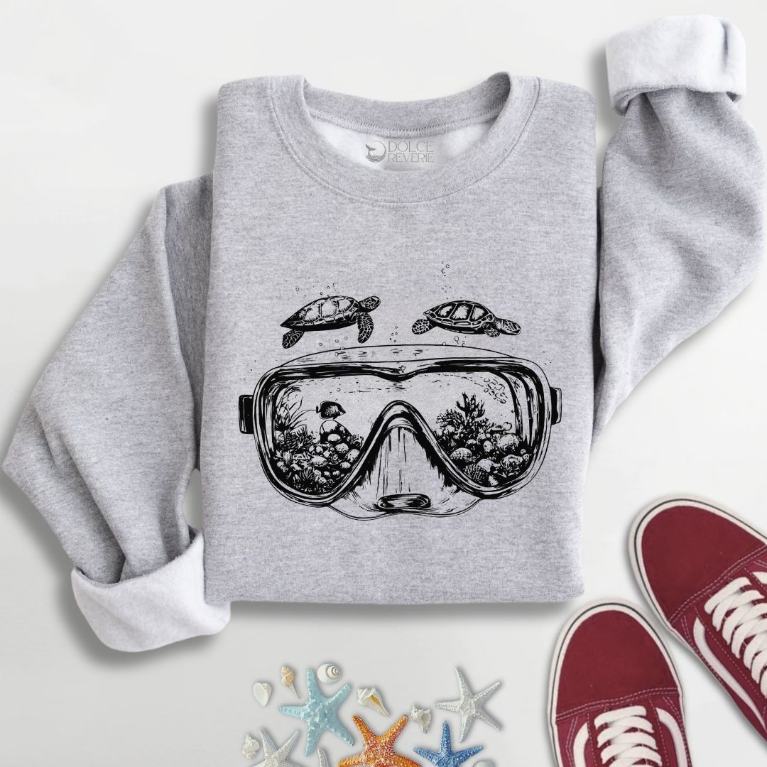 Scuba Diving Mask Sweatshirt