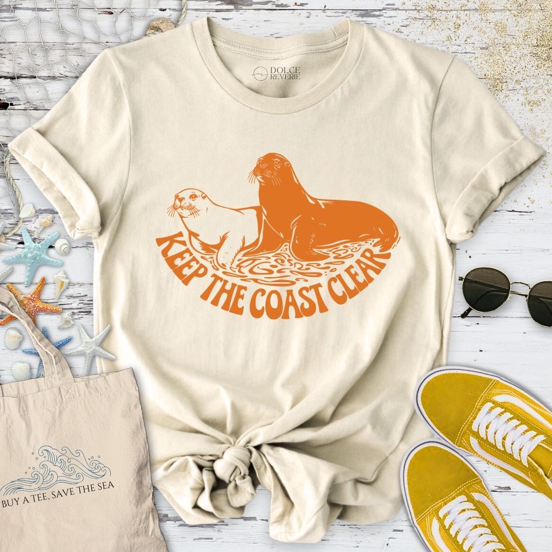 Keep The Coast Clear, Sea Lions T-Shirt