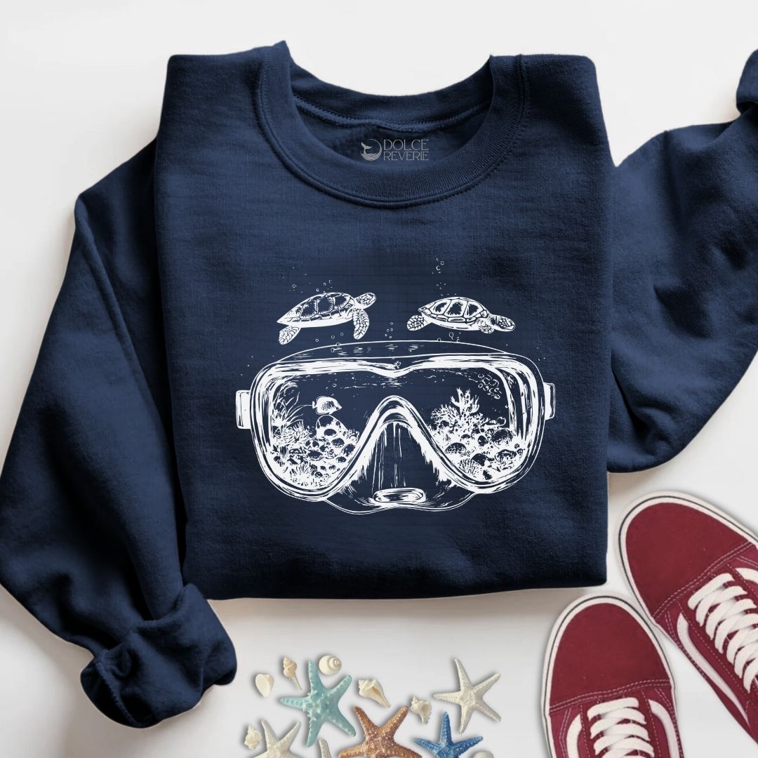 Scuba Diving Mask Sweatshirt