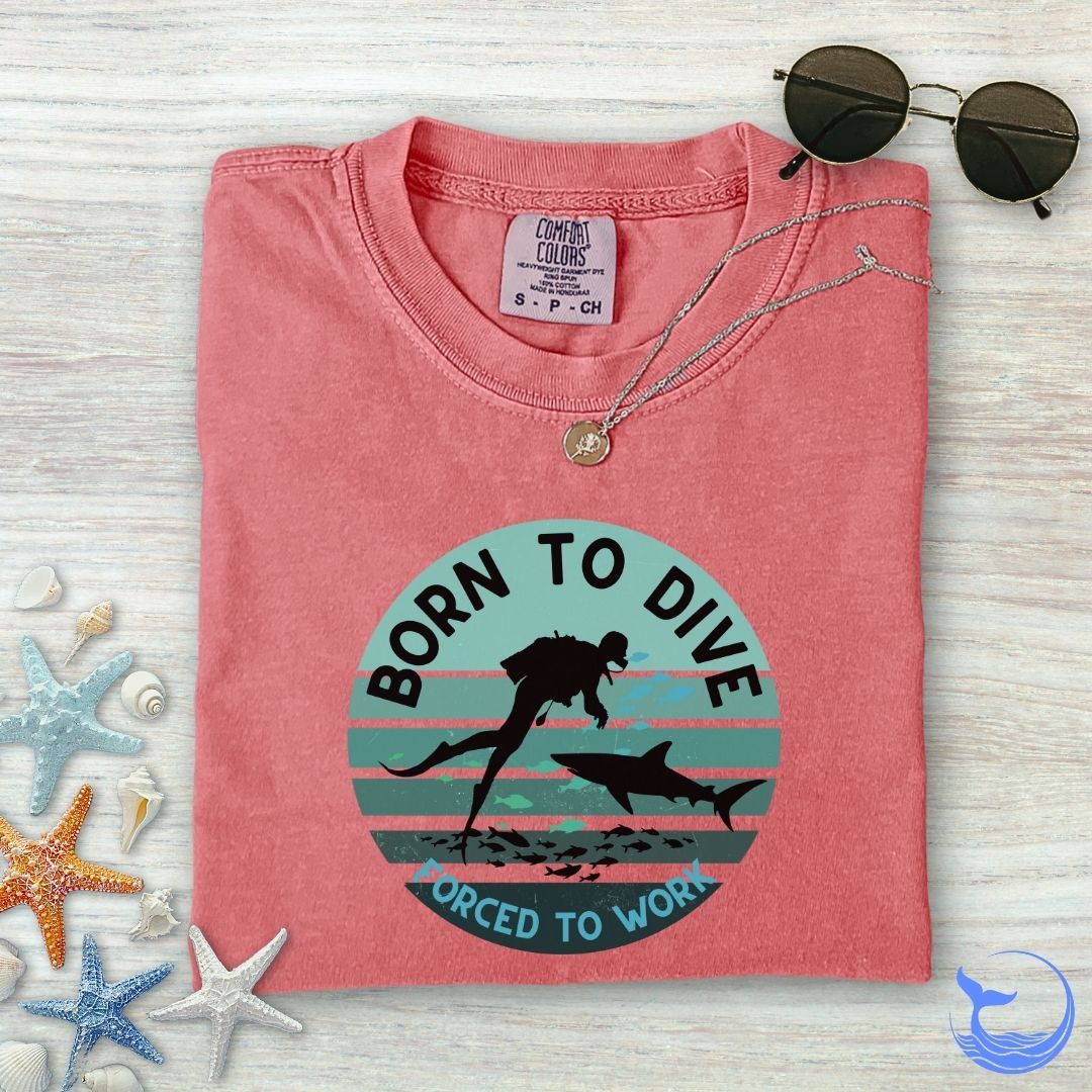 Born To Dive Comfort Colors T-Shirt