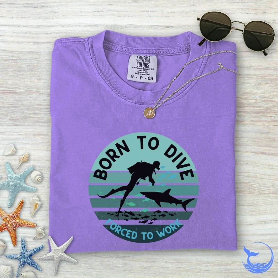 Born To Dive Comfort Colors T-Shirt