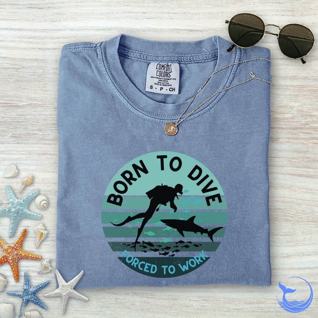 Born To Dive Comfort Colors T-Shirt