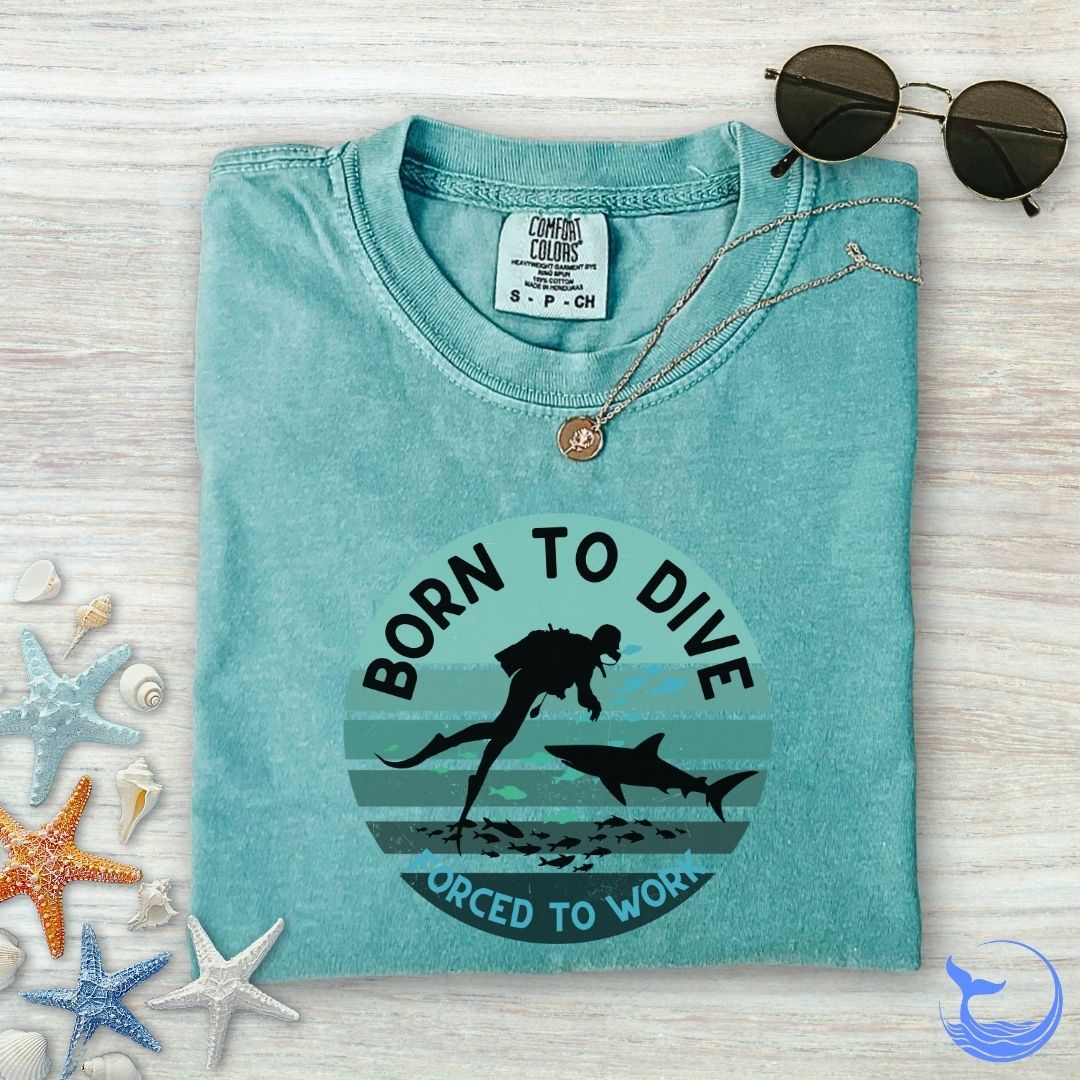 Born To Dive Comfort Colors T-Shirt
