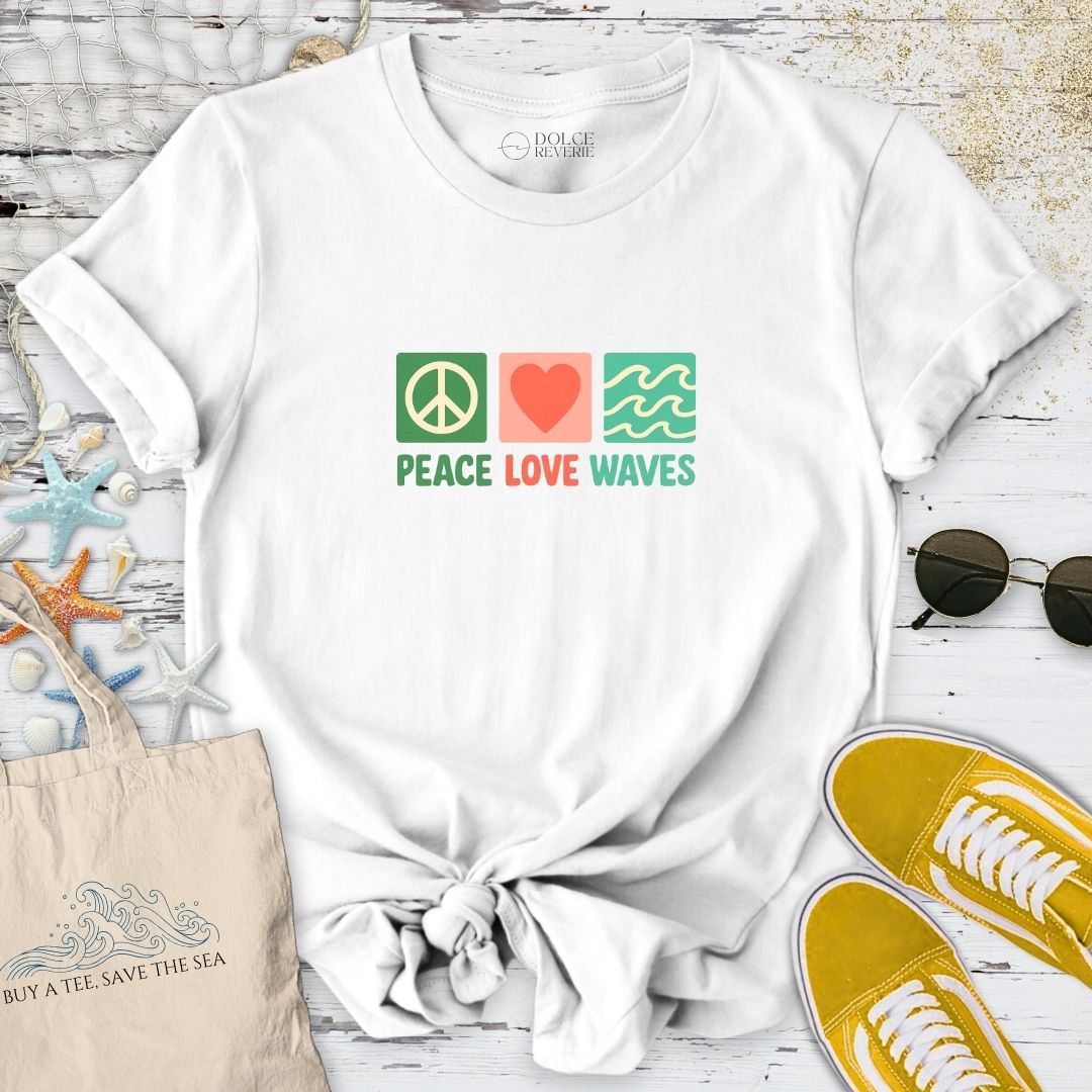 Peace Love Waves T-Shirt