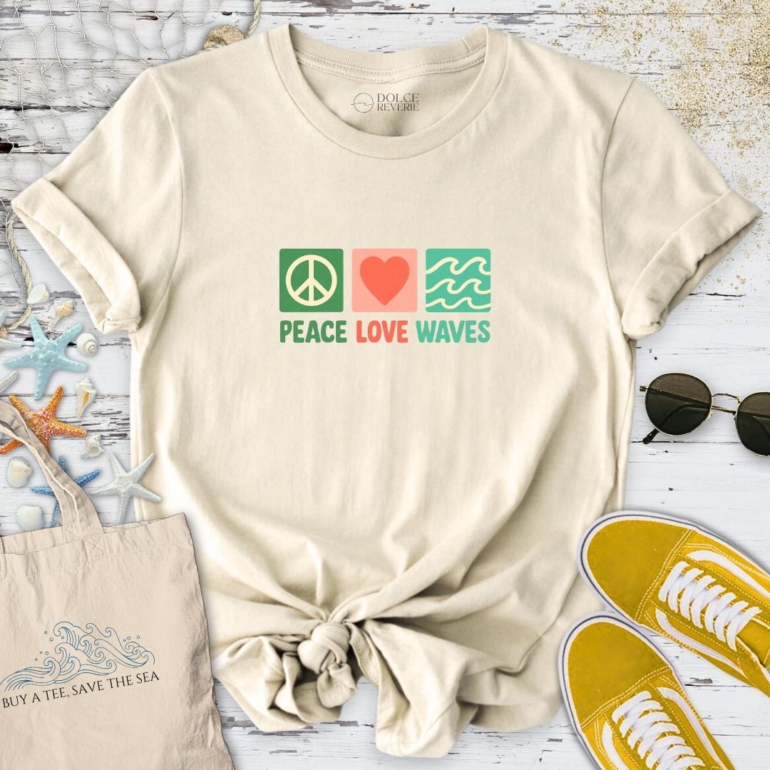Peace Love Waves T-Shirt