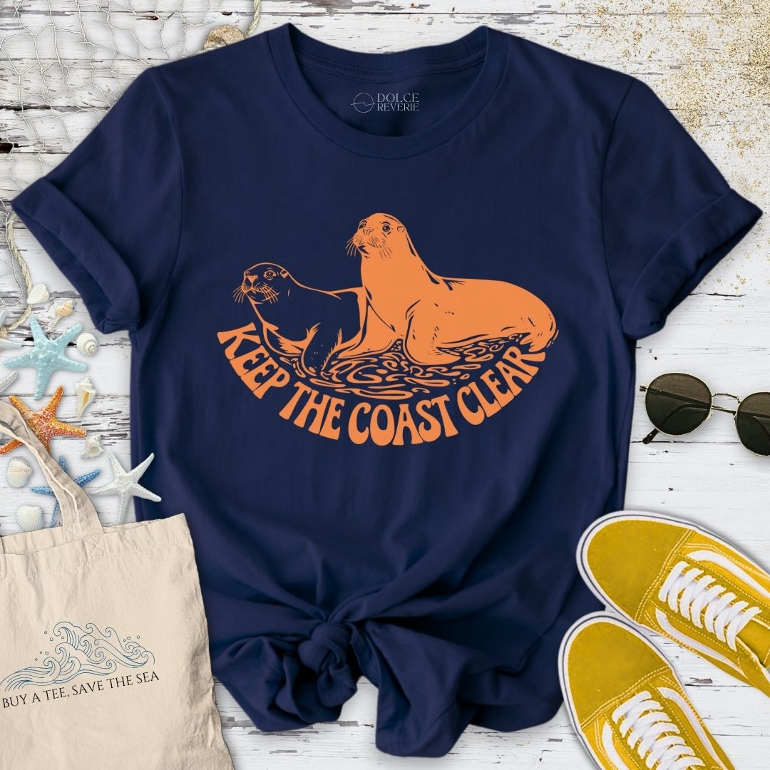 Keep The Coast Clear, Sea Lions T-Shirt
