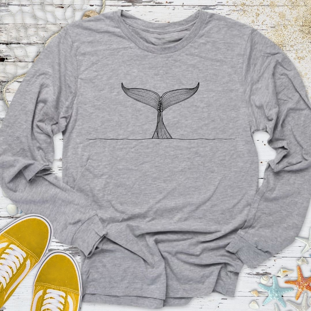 Whale Tail Long Sleeve Tee