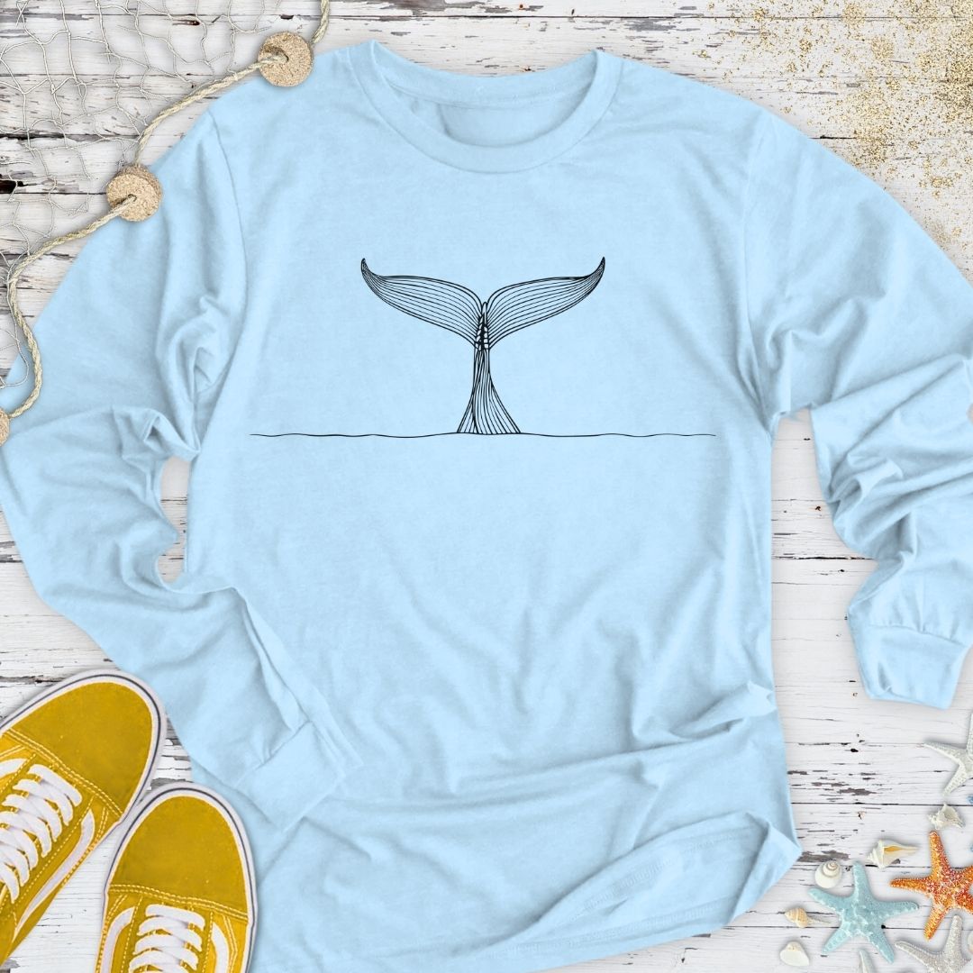 Whale Tail Long Sleeve Tee