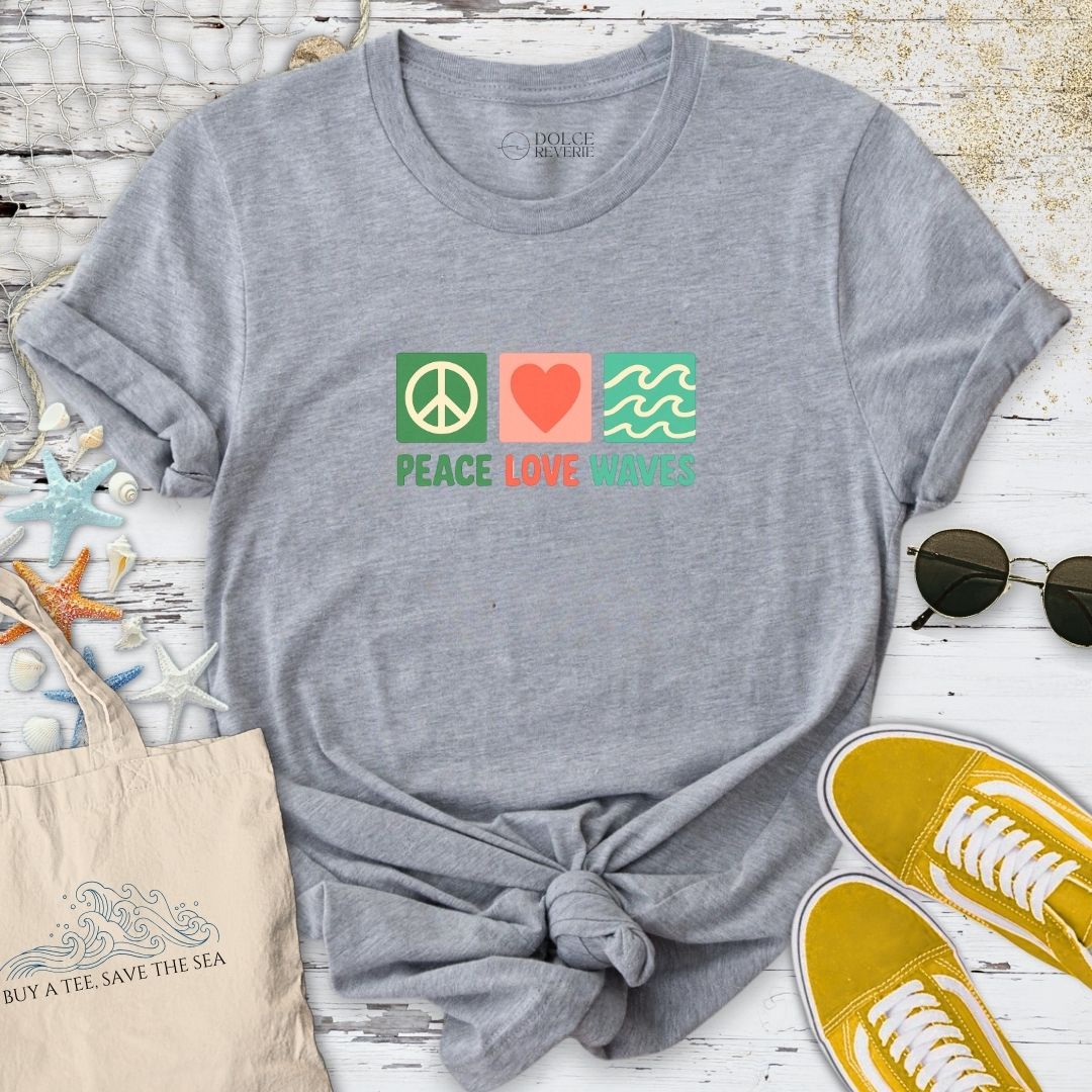 Peace Love Waves T-Shirt
