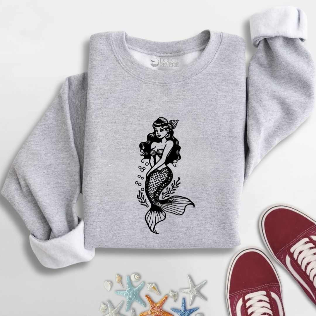 Pin-up Mermaid Sweatshirt