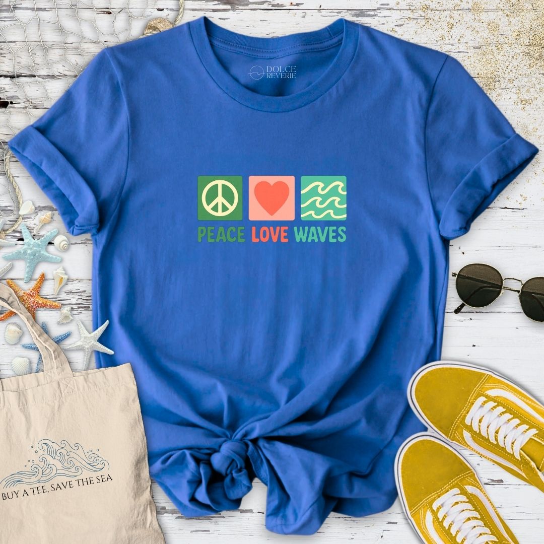 Peace Love Waves T-Shirt