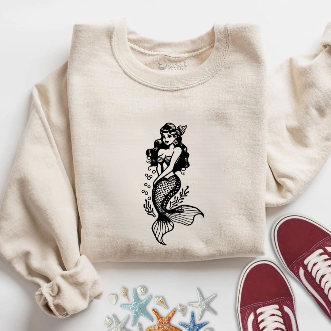 Pin-up Mermaid Sweatshirt
