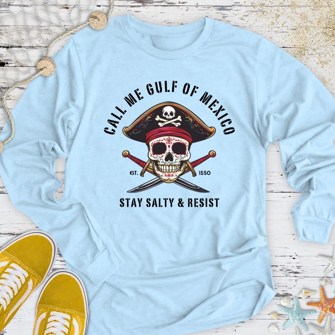 Call Me Gulf Of Mexico Long Sleeve Tee