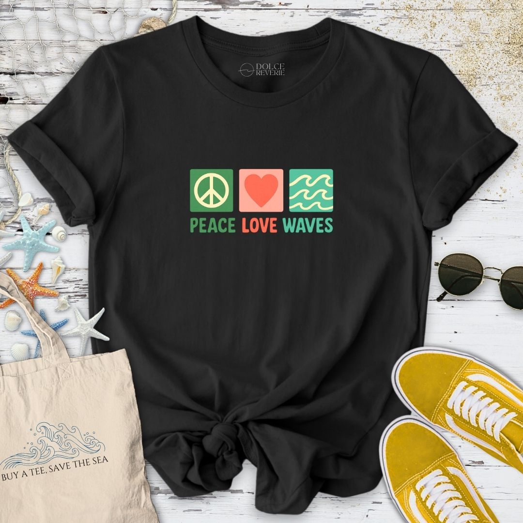 Peace Love Waves T-Shirt