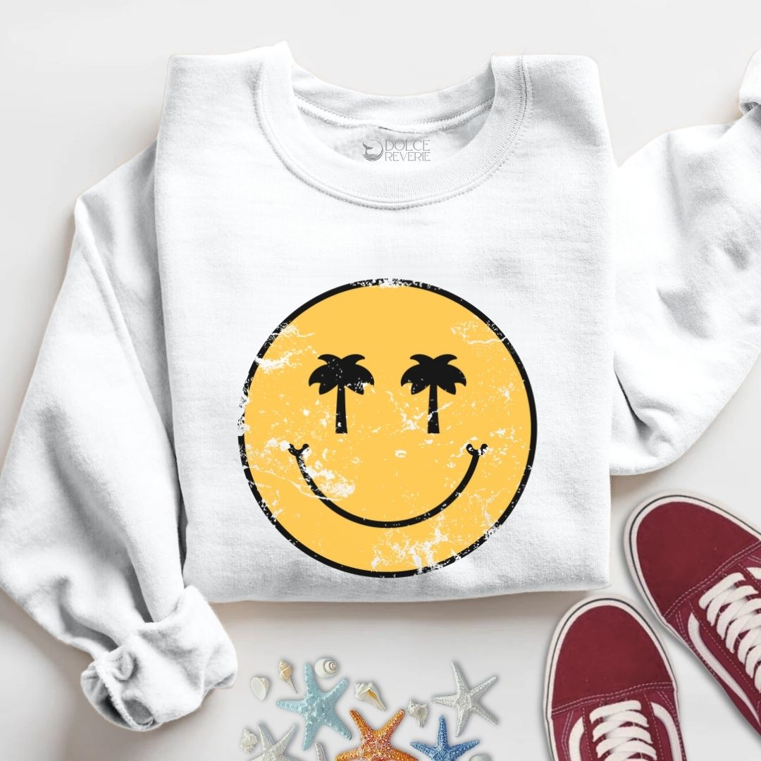 Tropical Smiley Sweatshirt
