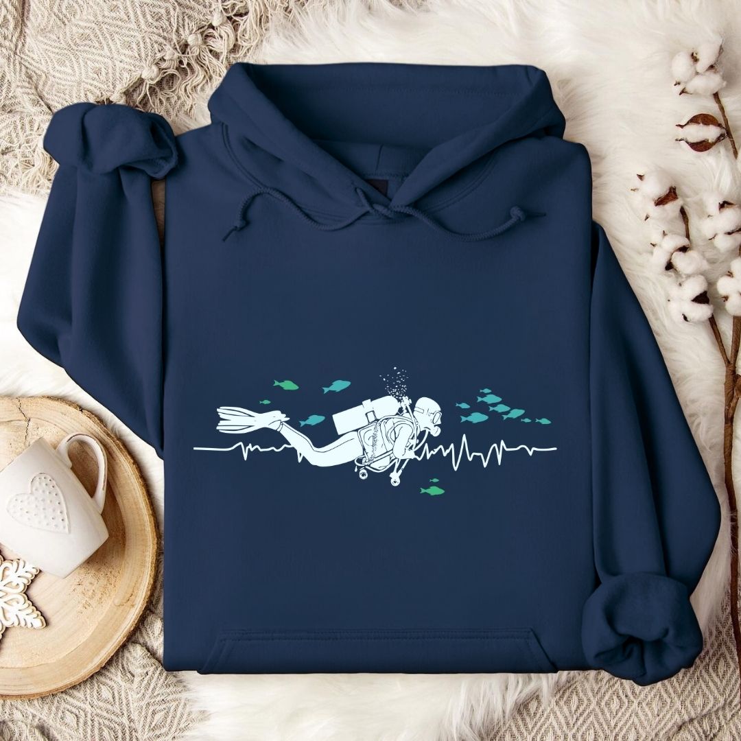 I Heart Scuba Diving Hoodie