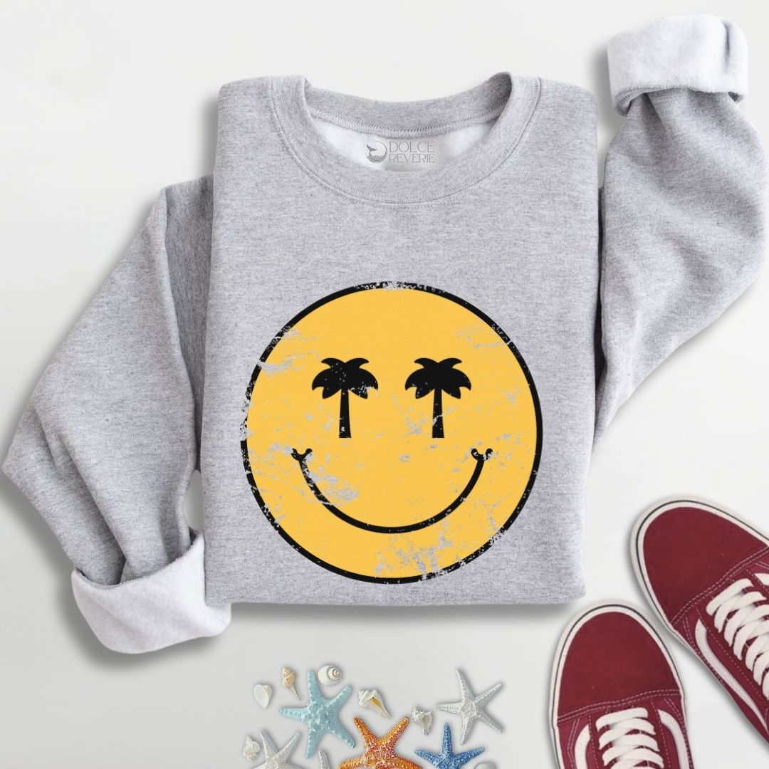 Tropical Smiley Sweatshirt