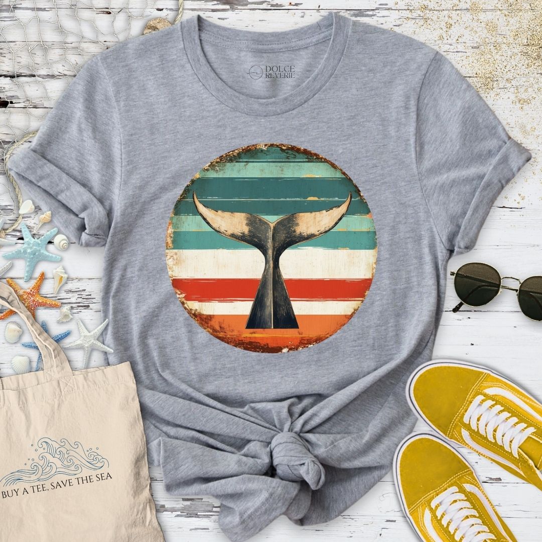 Retro Whale Tail T-Shirt