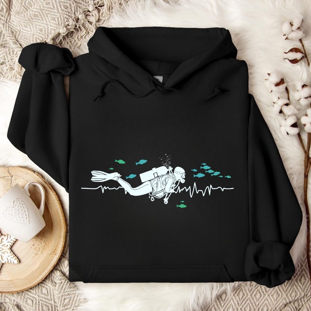 I Heart Scuba Diving Hoodie