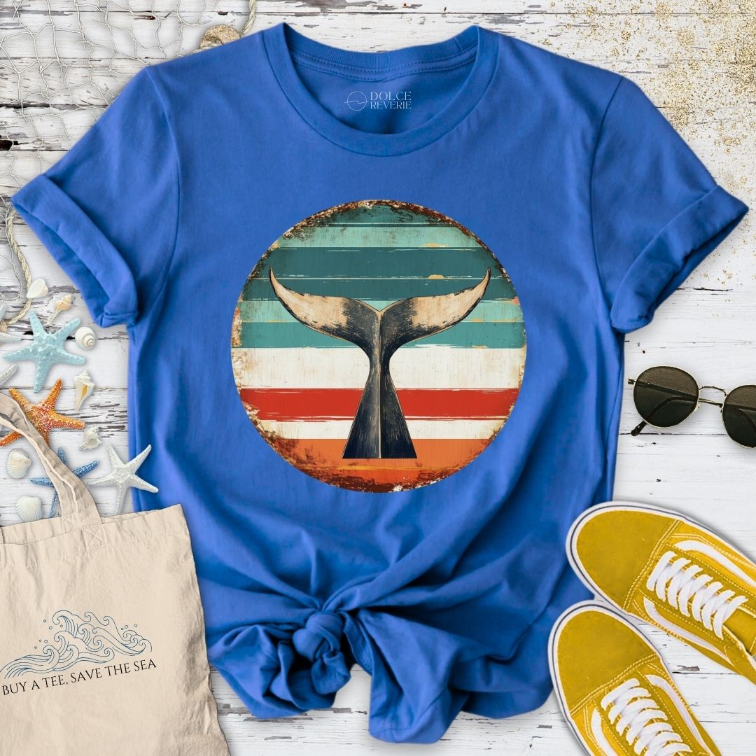 Retro Whale Tail T-Shirt
