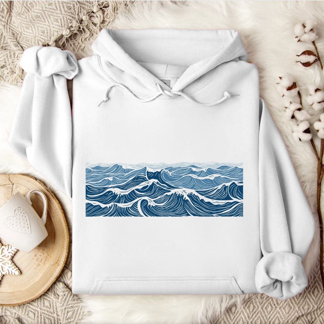 Line Waves Hoodie
