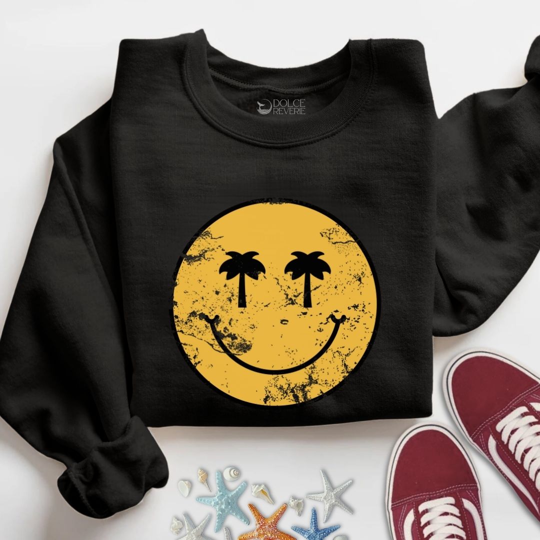 Tropical Smiley Sweatshirt