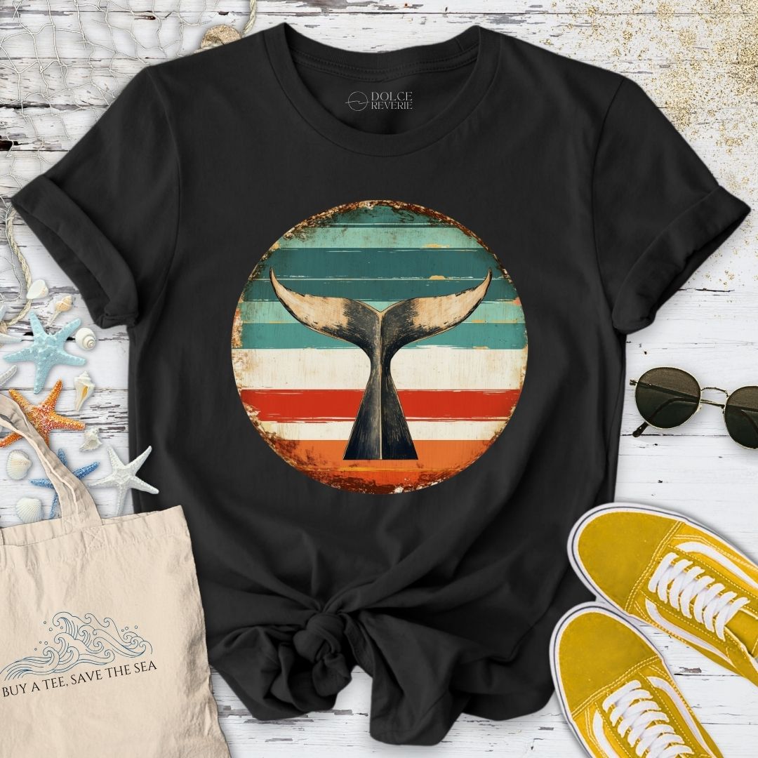 Retro Whale Tail T-Shirt