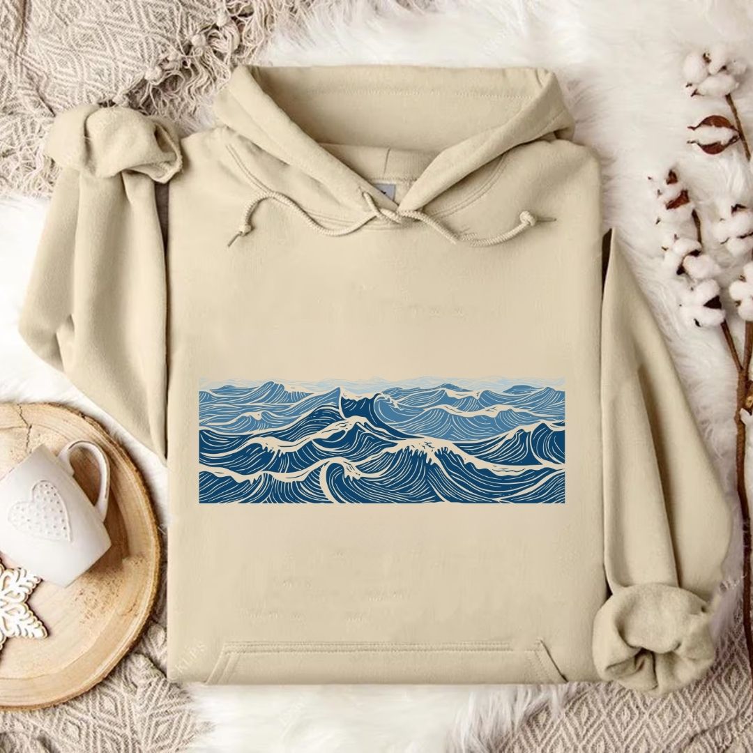 Line Waves Hoodie