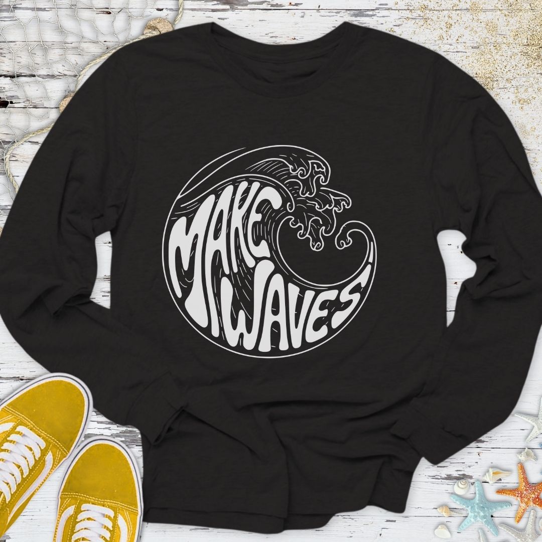 Make Waves Long Sleeve Tee