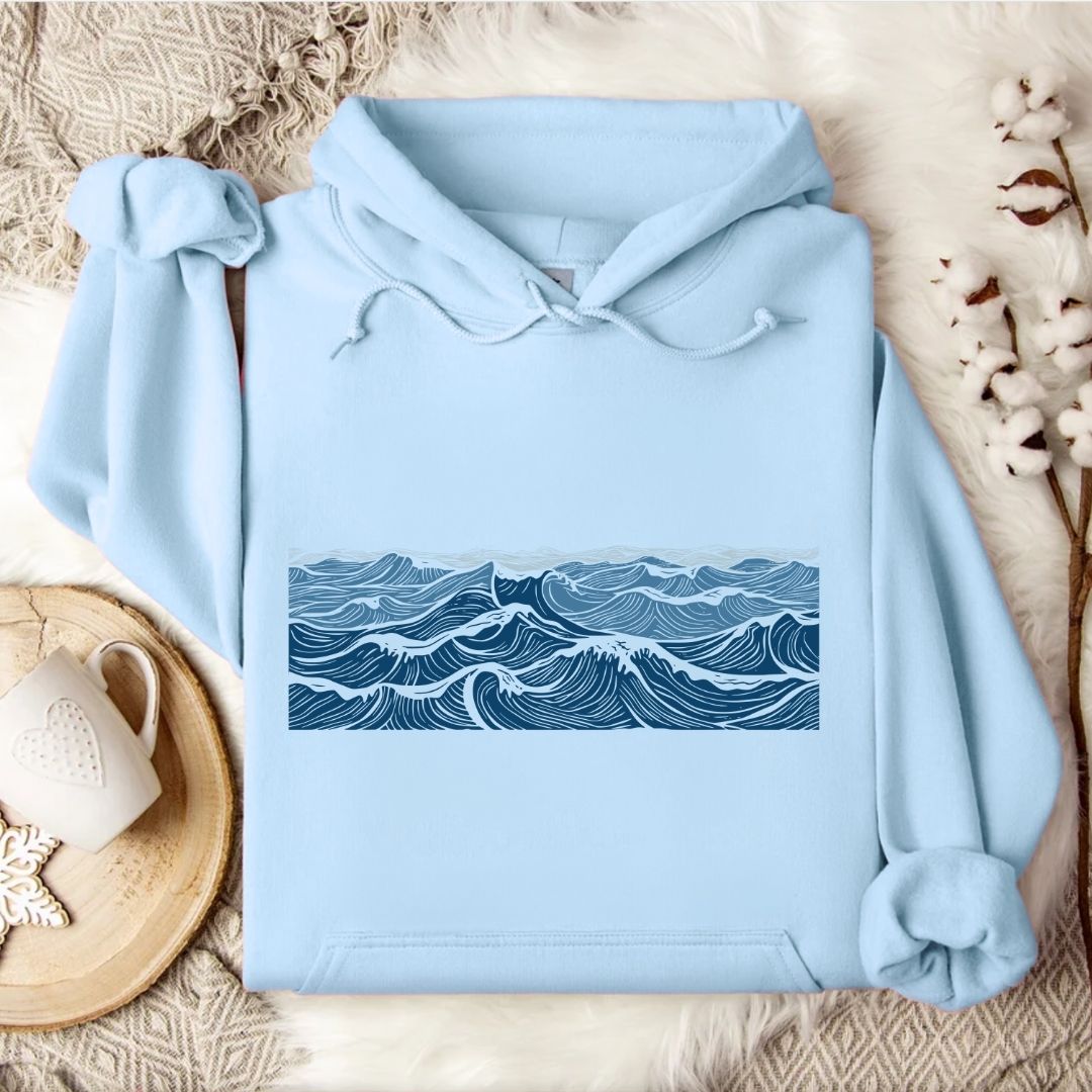 Line Waves Hoodie